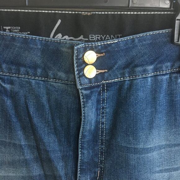 Lane Bryant Medium Wash Straight Leg Fit Jeans 26 - Picture 6 of 12